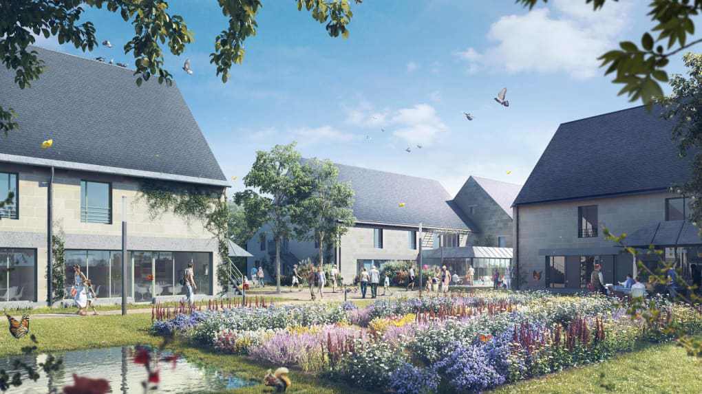 image de synthèse projet Hameau de la Thibaudière